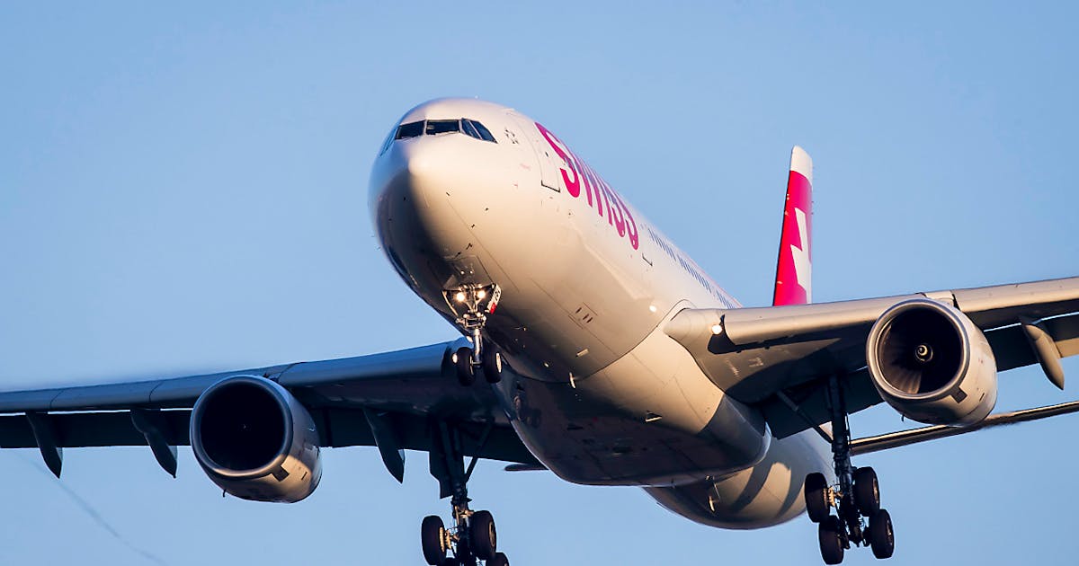 Maschine muss umdrehen Swiss-Flugzeug kreist nach Panne stundenlang über dem Meer