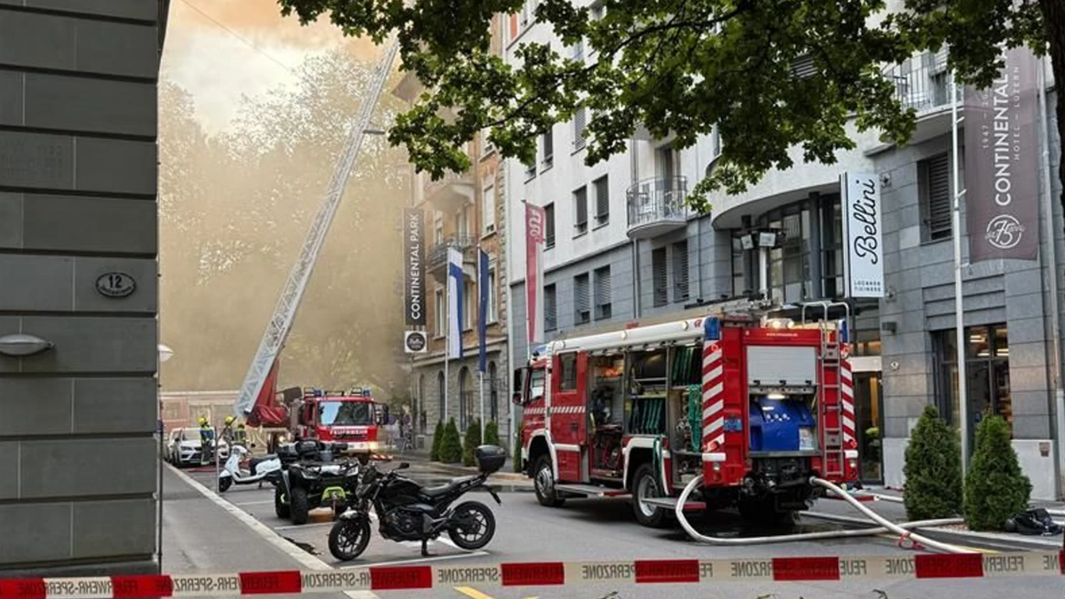 Feuer in Luzerner Hotel unter Kontrolle - Keine Verletzten
